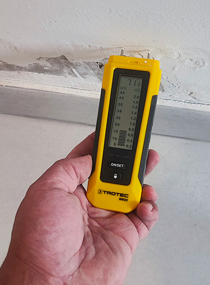 Détection de fuite et humidité